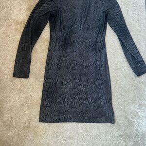 Elegant Black Long Sleeve Dress